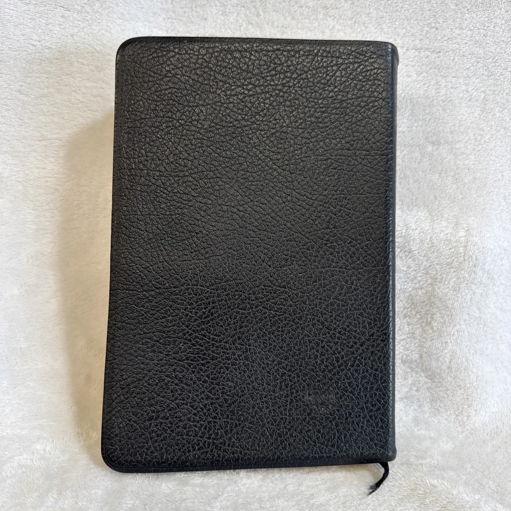 Holy Bible New Scofield Reference Ed KJV Genuine Cowhide Leather Oxford 1967 VTG